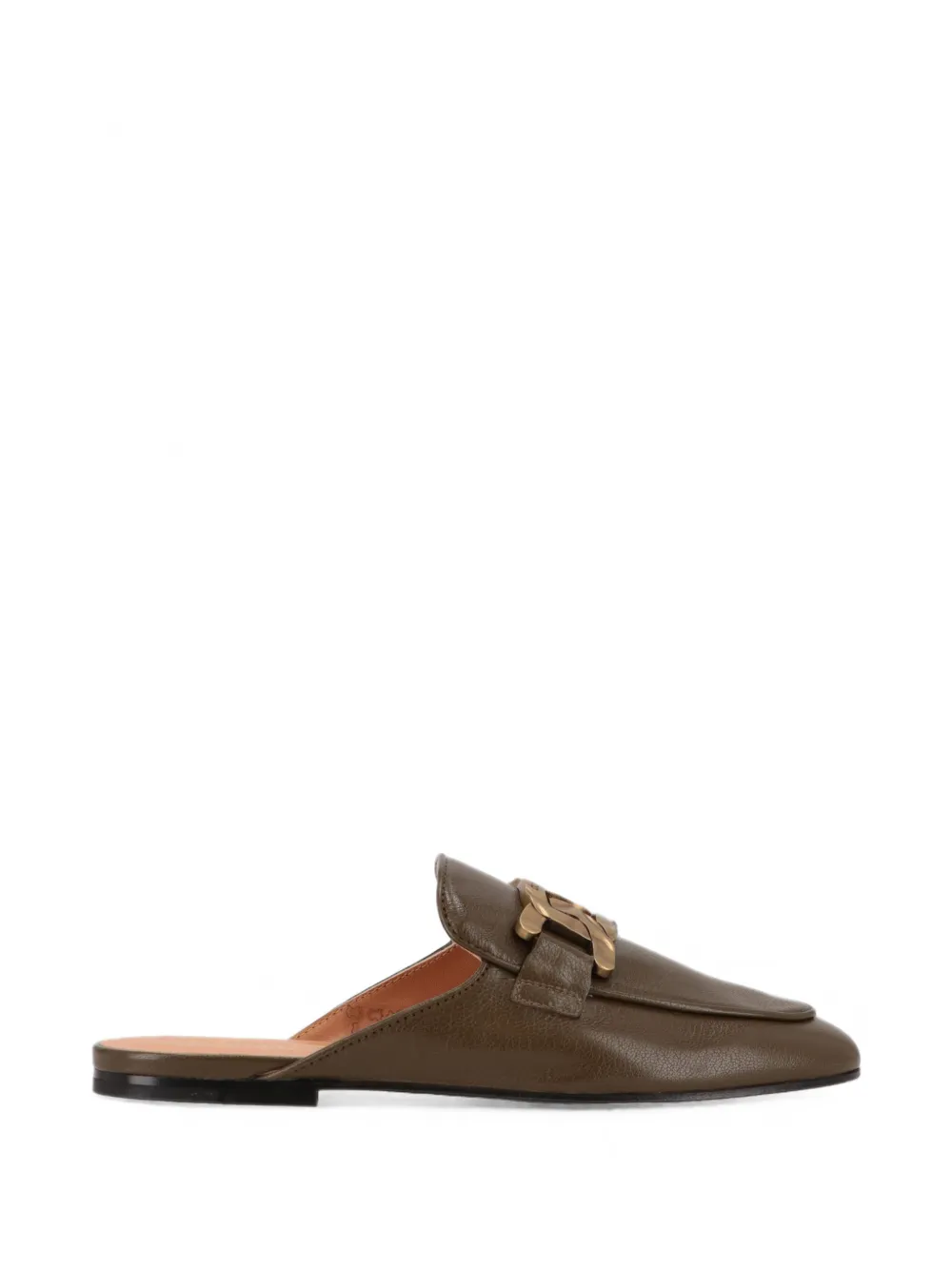 Tod's Chain-link Mules In Brown