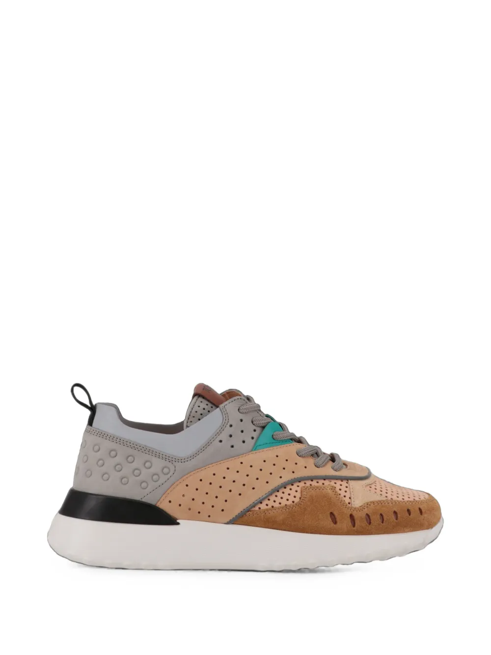 Tod's Perforated Panelled Sneakers In Multi