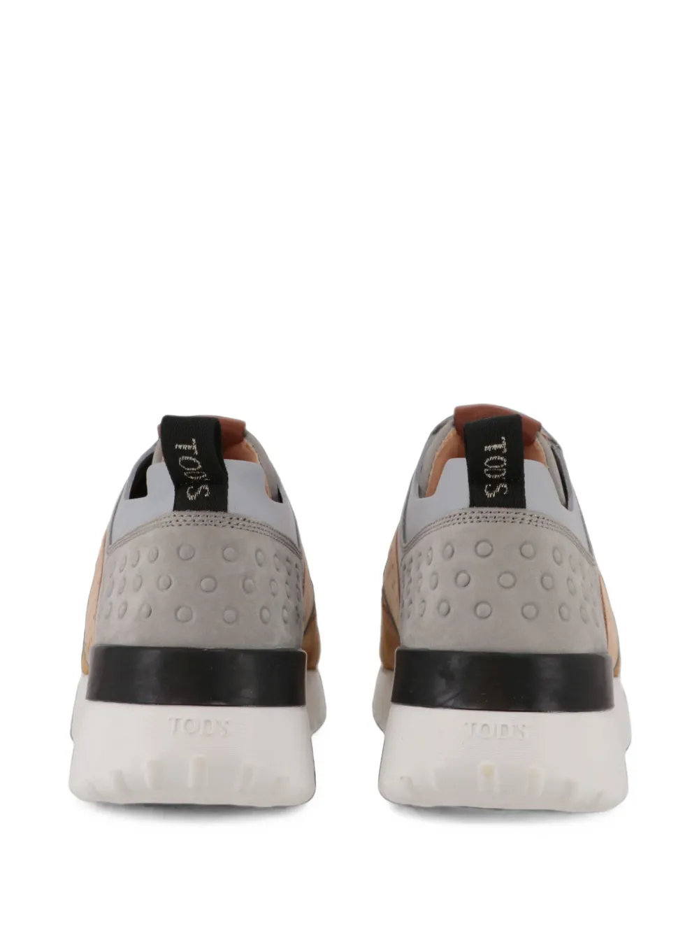 Tod's perforated panelled sneakers Beige