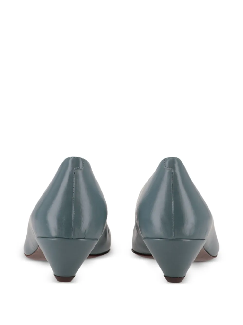 Tod's pointed-toe panelled pumps Blauw