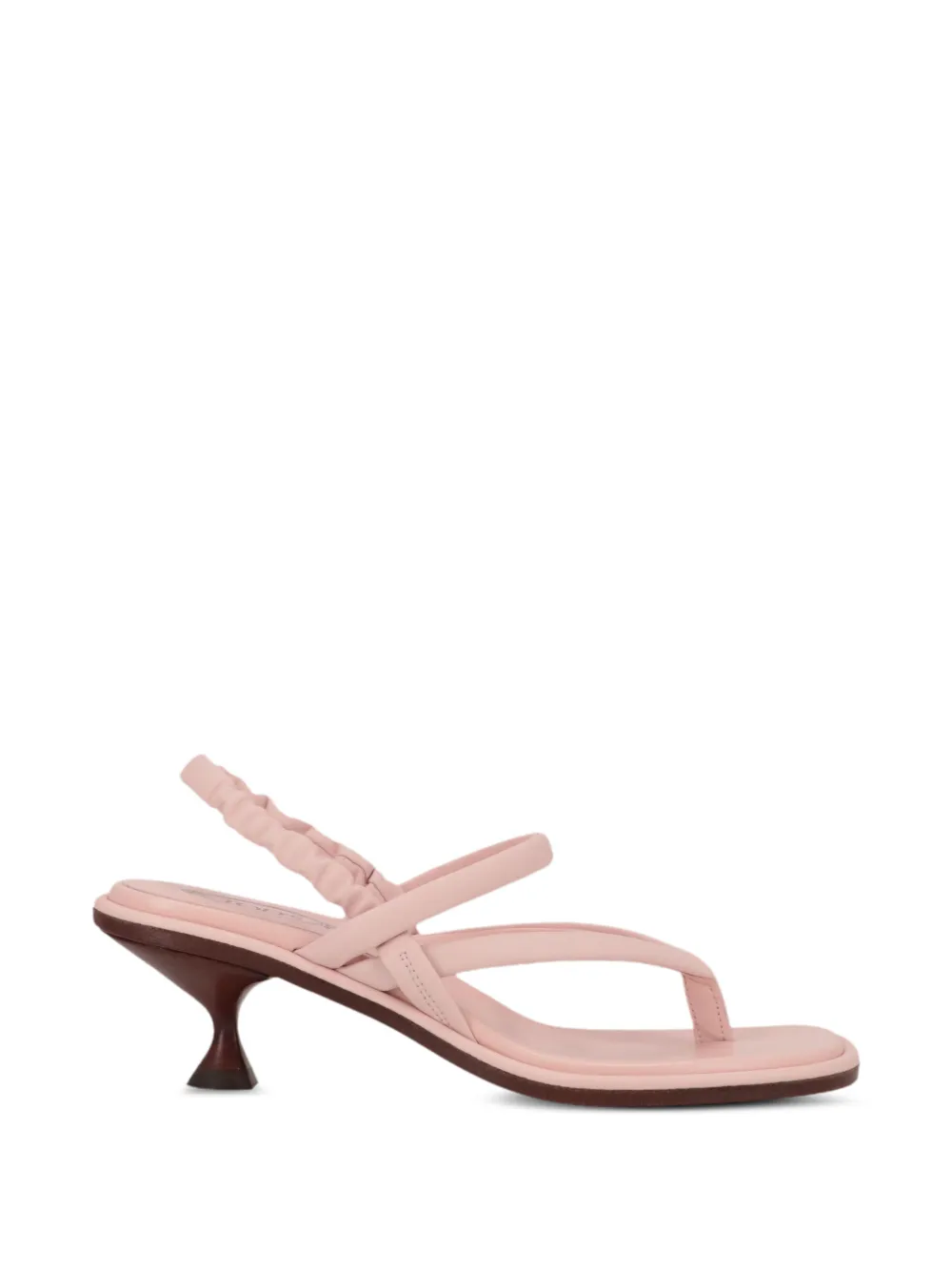Tod's ruched-strap kitten-heel sandals Roze