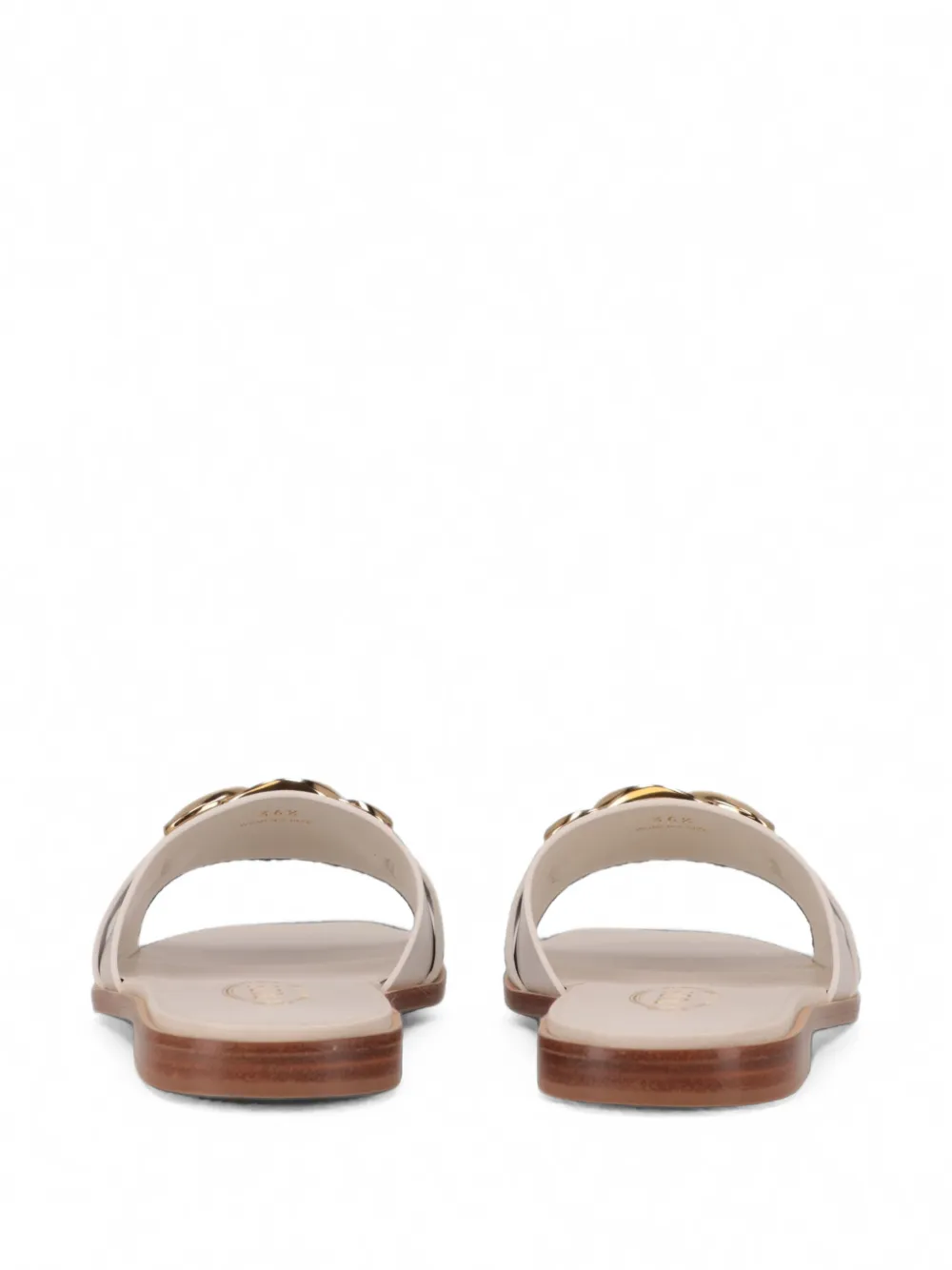 Tod's Kate chain-link sandals Beige
