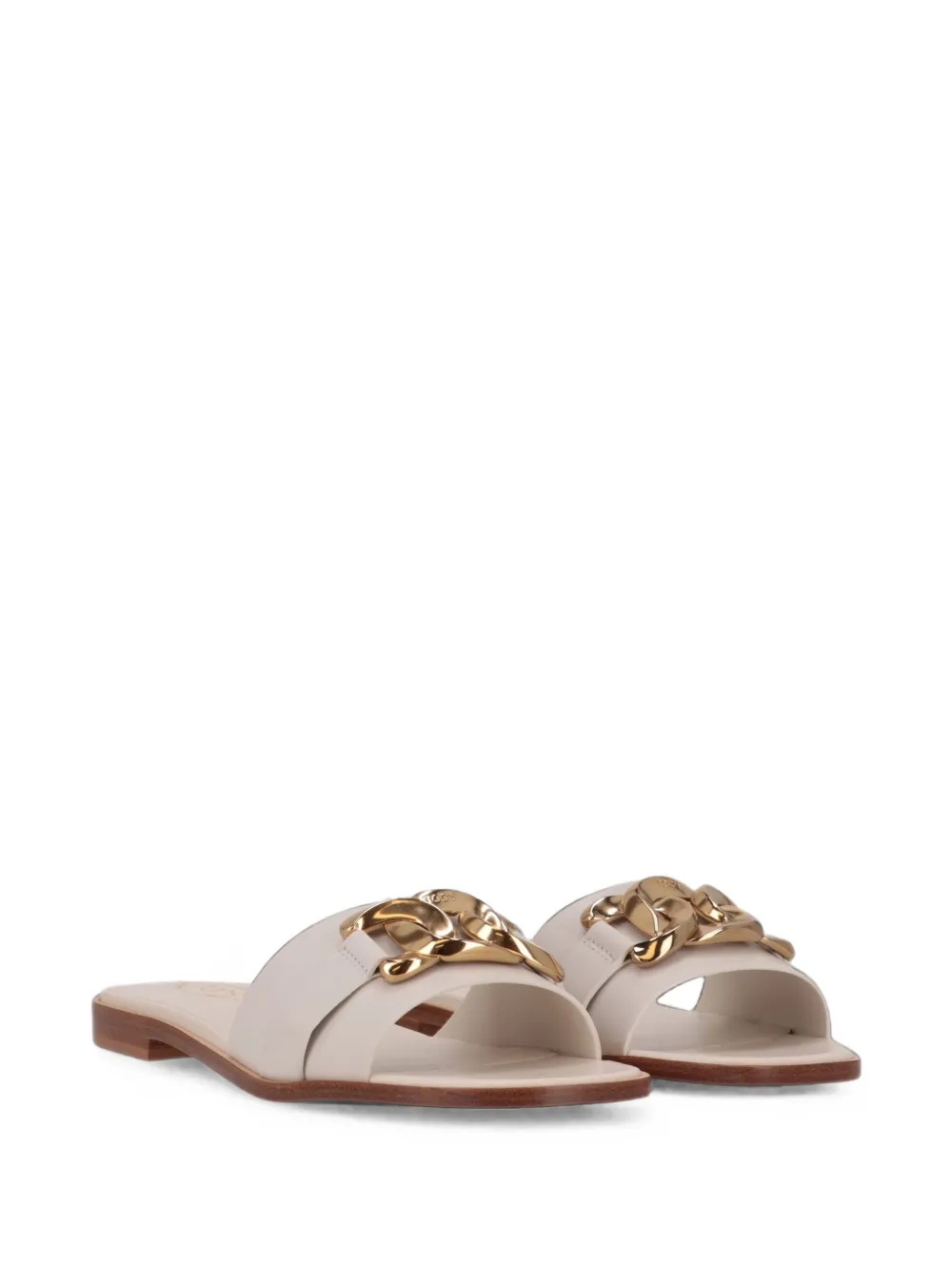 Tod's Kate chain-link sandals Beige