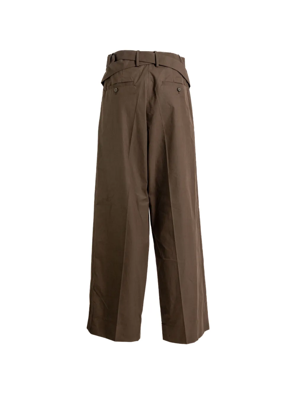 Magda Butrym Geplooide pantalon Bruin