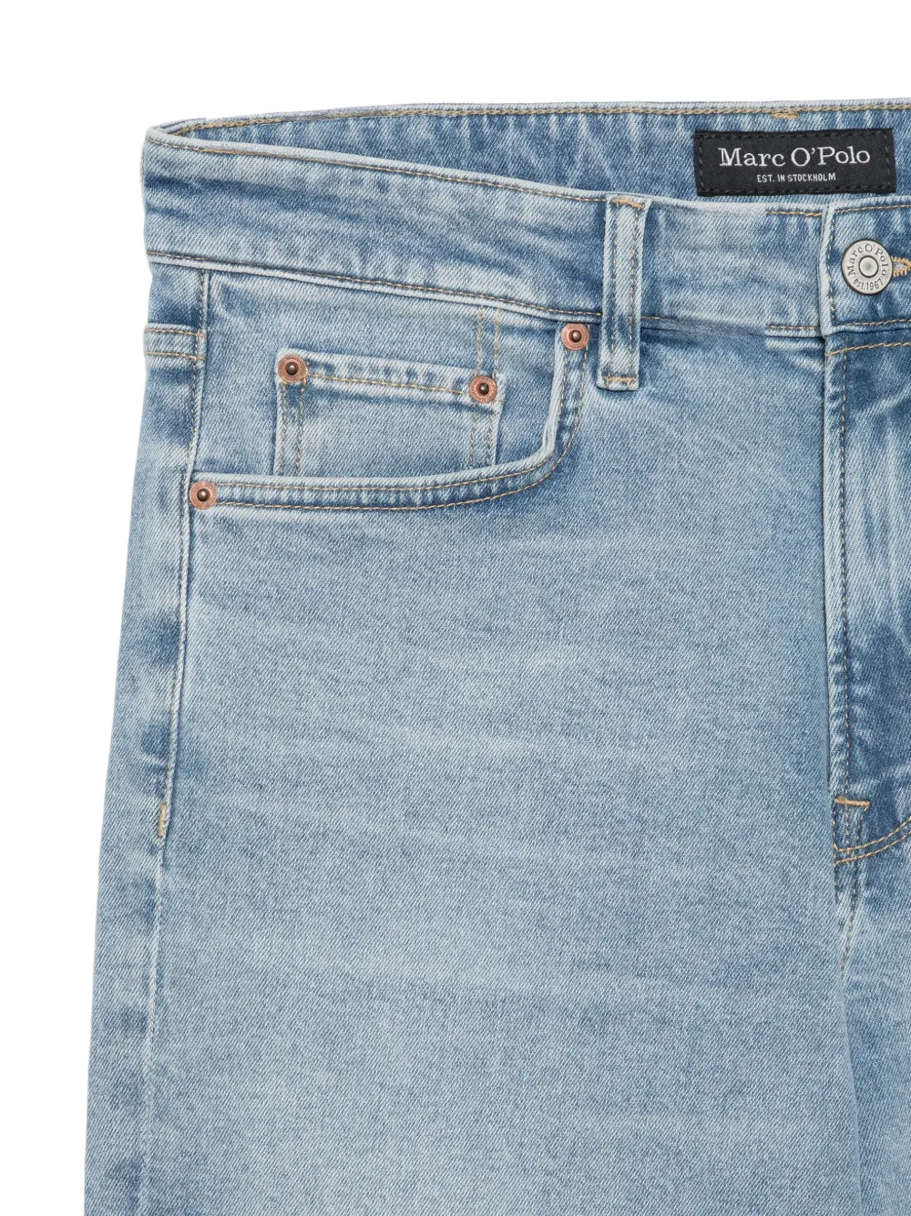 Marc O'Polo Straight jeans Blauw