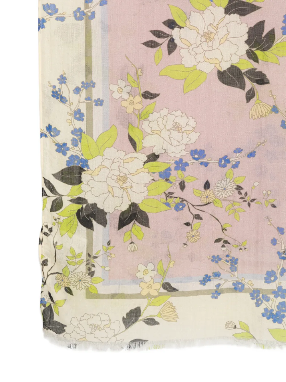 Marc O'Polo Sjaal met bloemenprint Roze