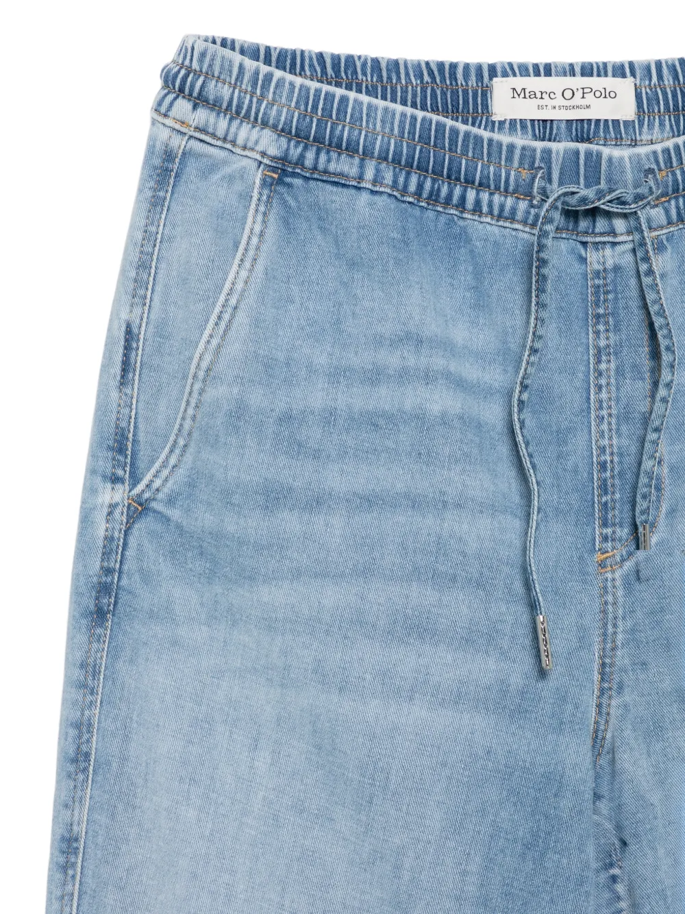 Marc O'Polo Elastische jeans met trekkoord Blauw