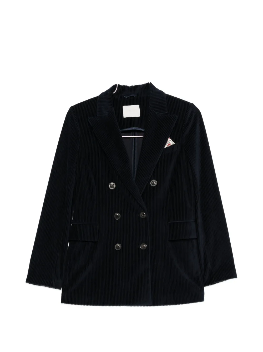 Circolo 1901 double-breasted corduroy jacket - Nero