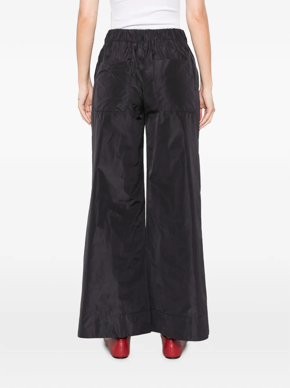SUSANNE BOMMER Broek met elastische tailleband Blauw