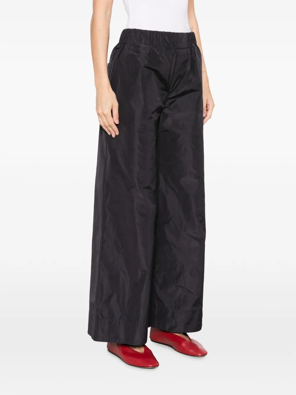 SUSANNE BOMMER Broek met elastische tailleband Blauw