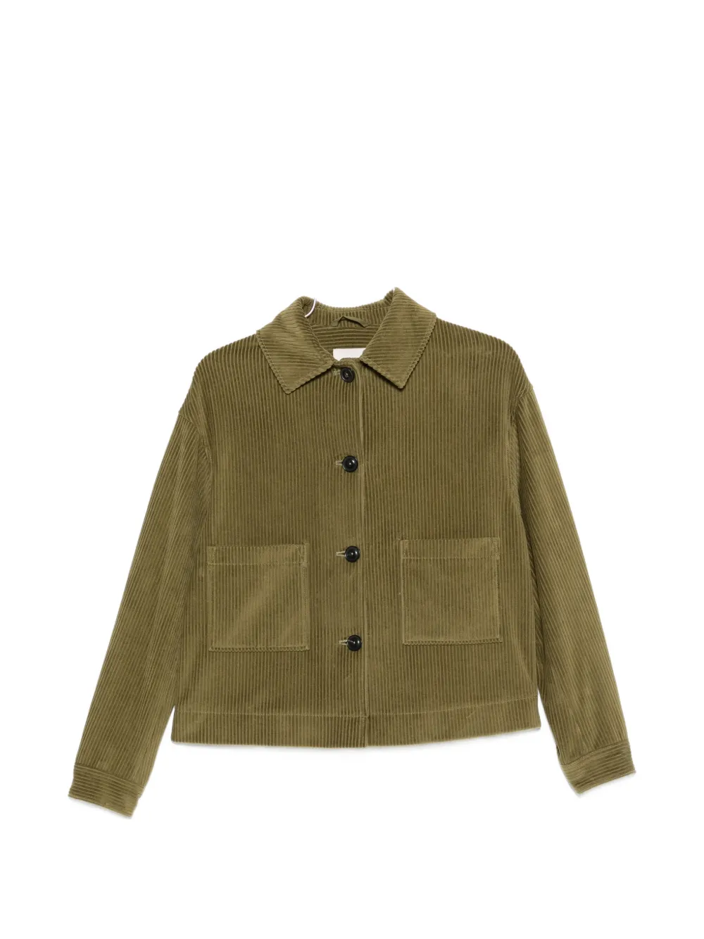 Circolo 1901 corduroy patch-pocket jacket - Verde