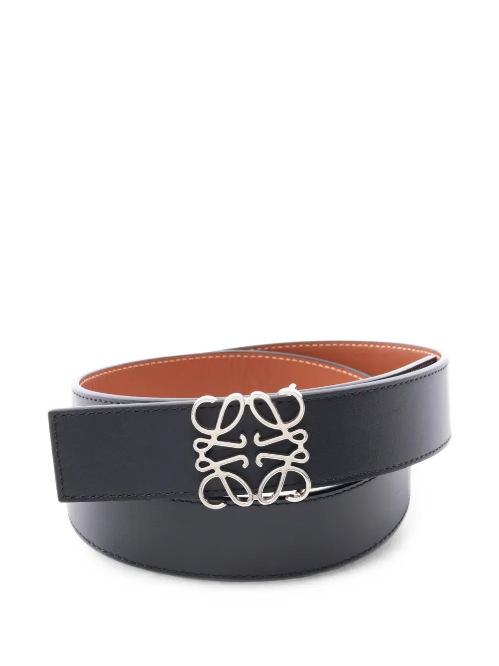 Loewe Pre-Owned 2010s Anagram reversible belt - Nero