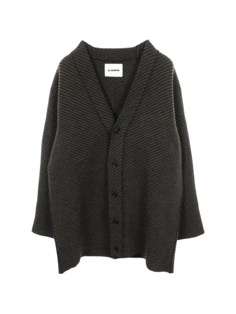 Jil Sander Pre-Owned 2010s striped wool cardigan