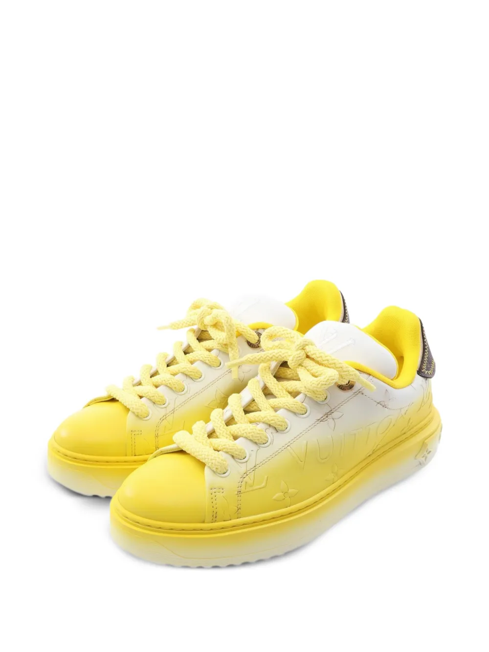 Louis Vuitton Pre-Owned Time Out Monogram sneakers - Giallo
