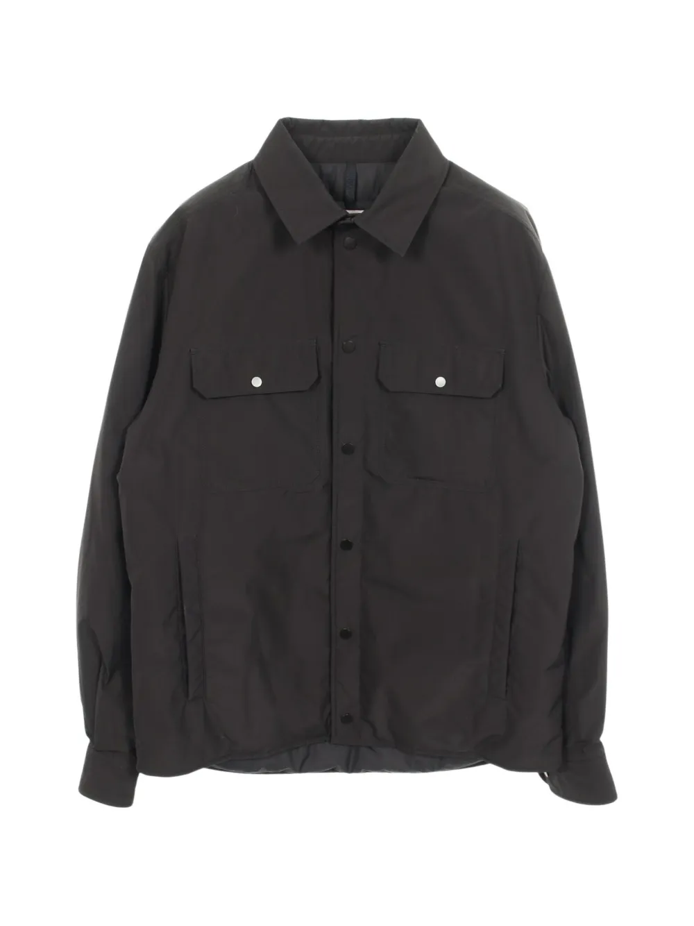 Pre-owned Moncler 2010s X Ron Herman Oustalous Shirt Jacket In Black