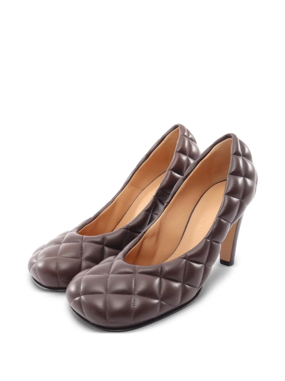 Bottega Veneta Pre-Owned 2020s Padded Cassette heeled pumps - Marrone