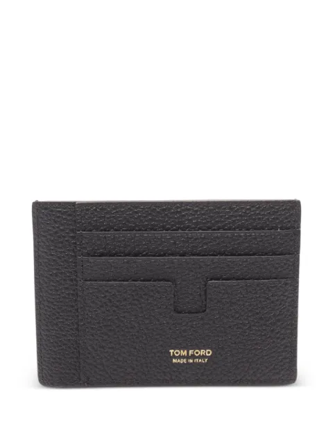 Tom Ford Vintage 2020s T-line leather card case