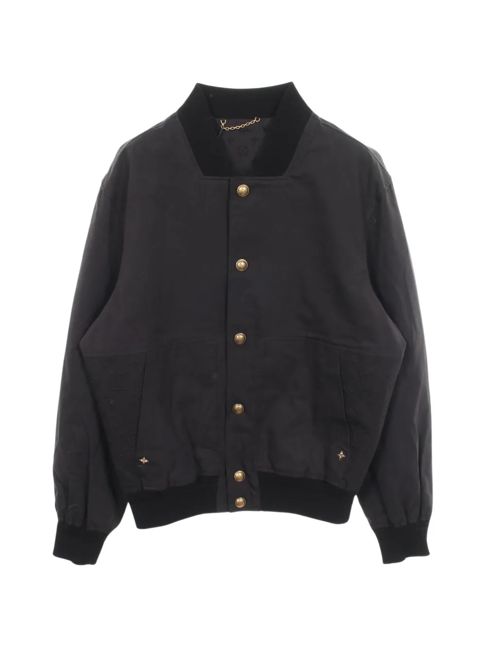 Louis Vuitton Pre-Owned 2020s Monogram long-sleeve bomber jacket - Nero