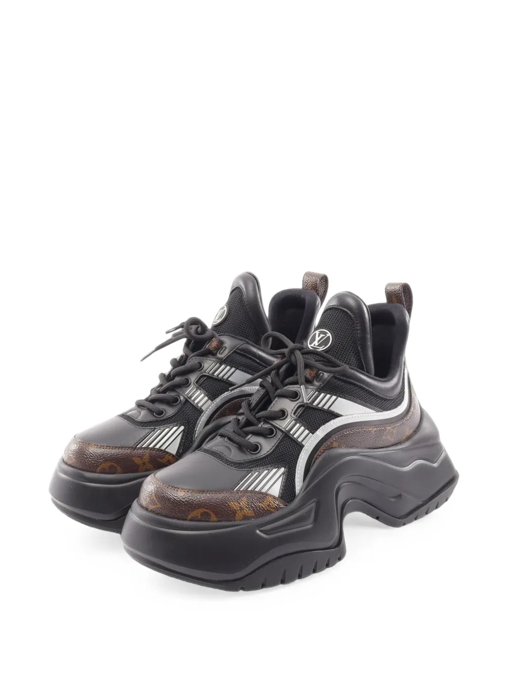 Louis Vuitton Pre-Owned 2023 LV Archlight 2.0 Line Sneakers mit Monogramm - Schwarz