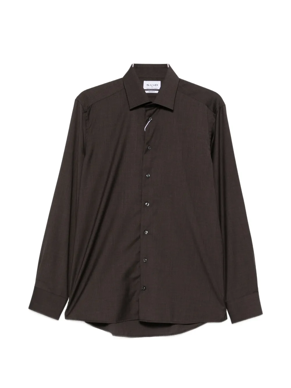 Sand Gordon Wool Shirt In Brown