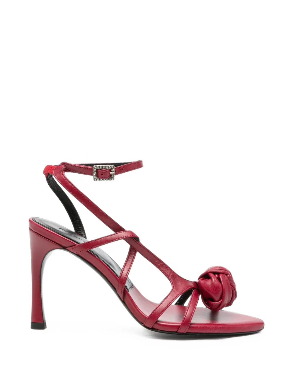 ROTATE BIRGER CHRISTENSEN knot-detail sandals - Rosso