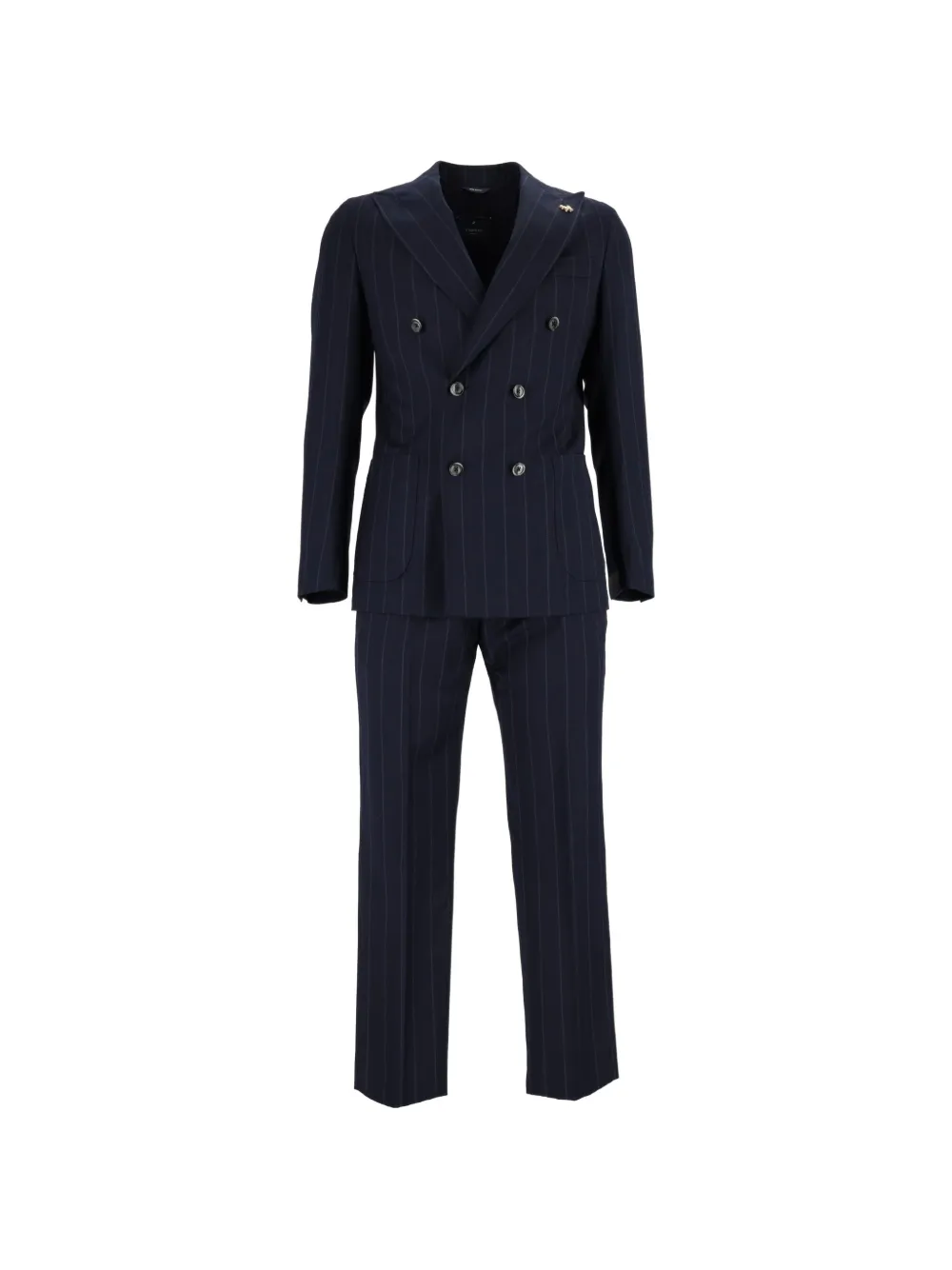 Tombolini Dream double-breasted pinstripe suit - Blu