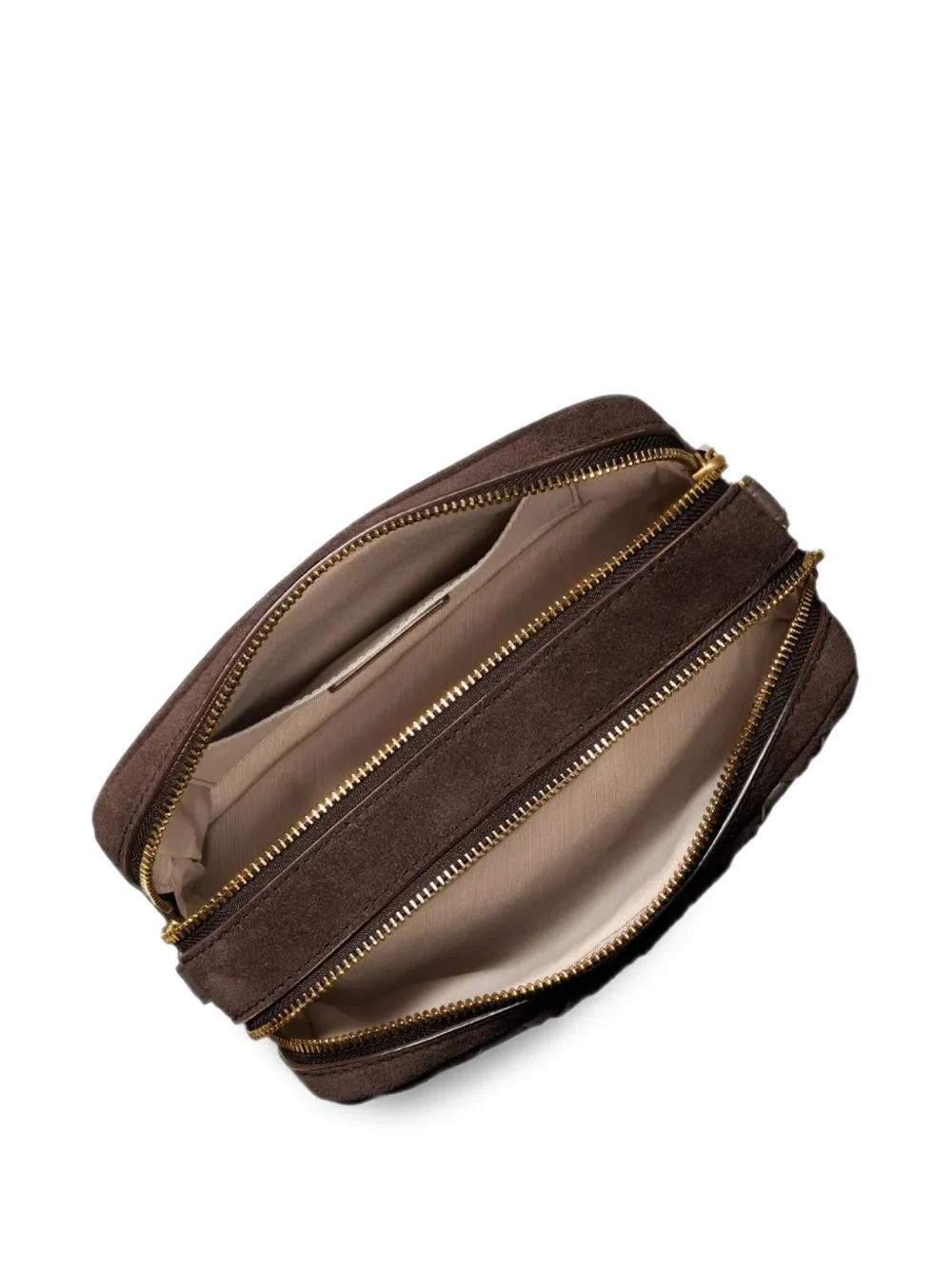 Michael Kors Medium Bryant crossbodytas met dubbele rits Bruin