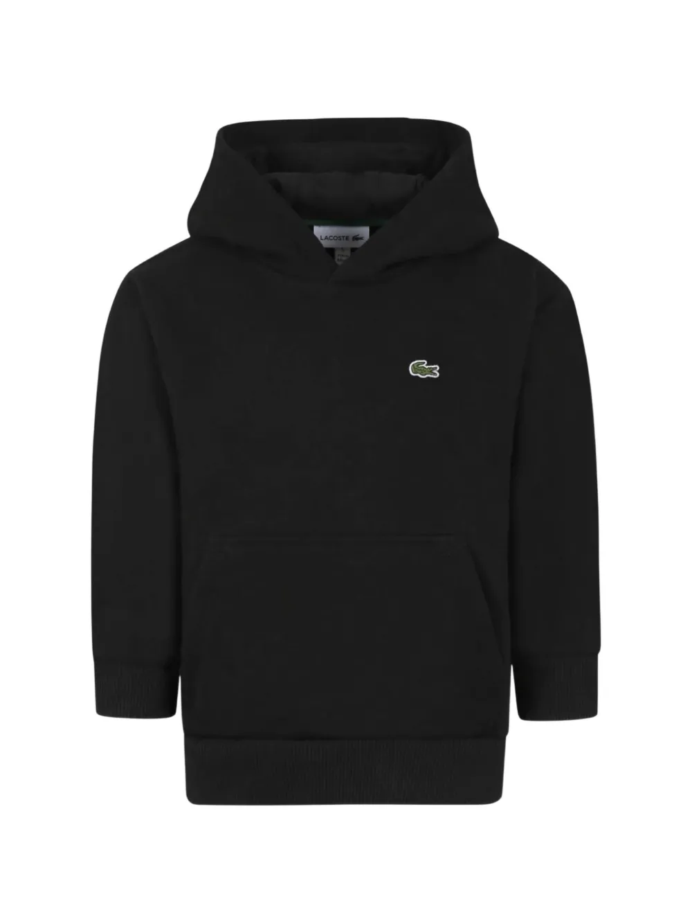 Lacoste Kids Hoodie met logopatch Zwart