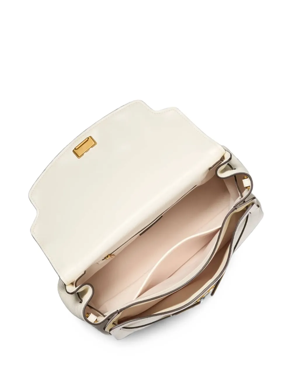 Michael Kors Leren tas met omslag Wit