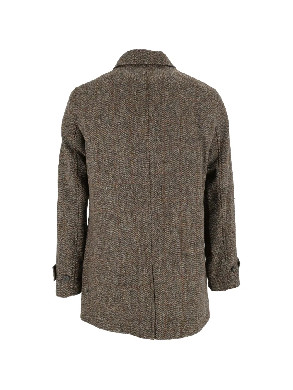 Camplin Jas met visgraat patroon Bruin