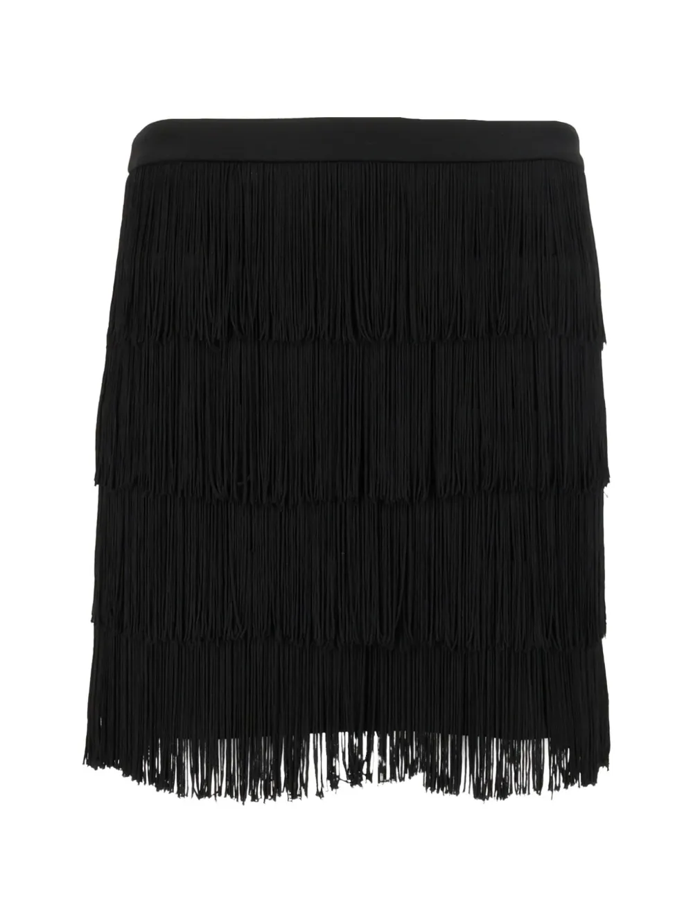 Michael Kors fringe-detail mini skirt - Nero