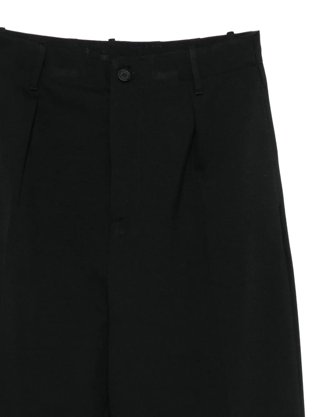 Semicouture Plooibroek met toelopende pijpen Zwart