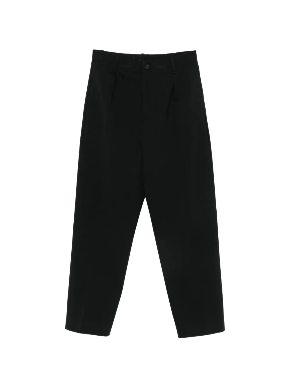 Semicouture pleated tapered trousers