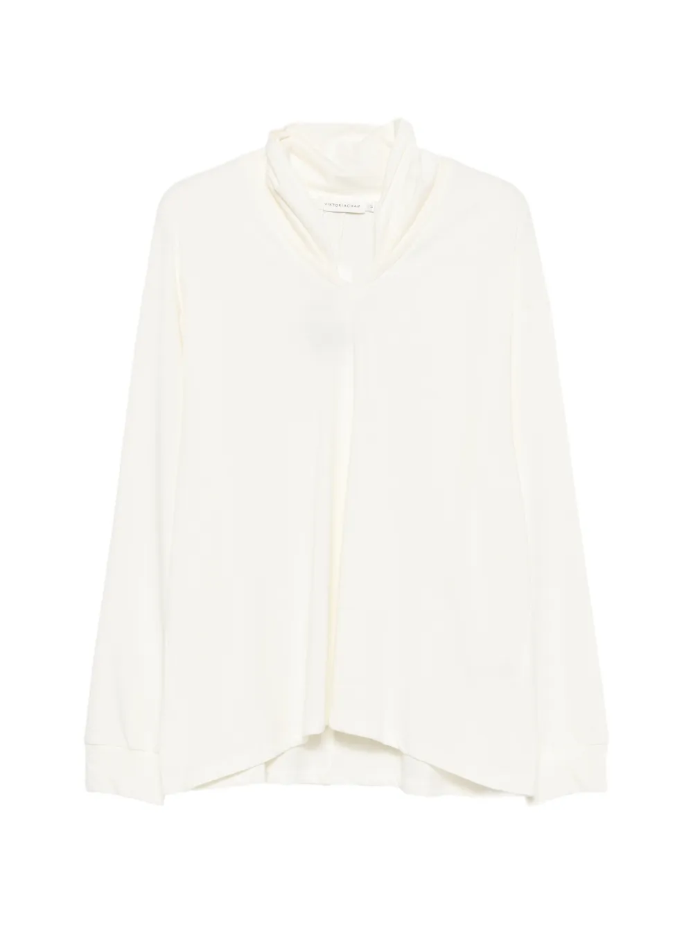 Viktoria Chan Inez Shawl-collar Sweater In Animal Print
