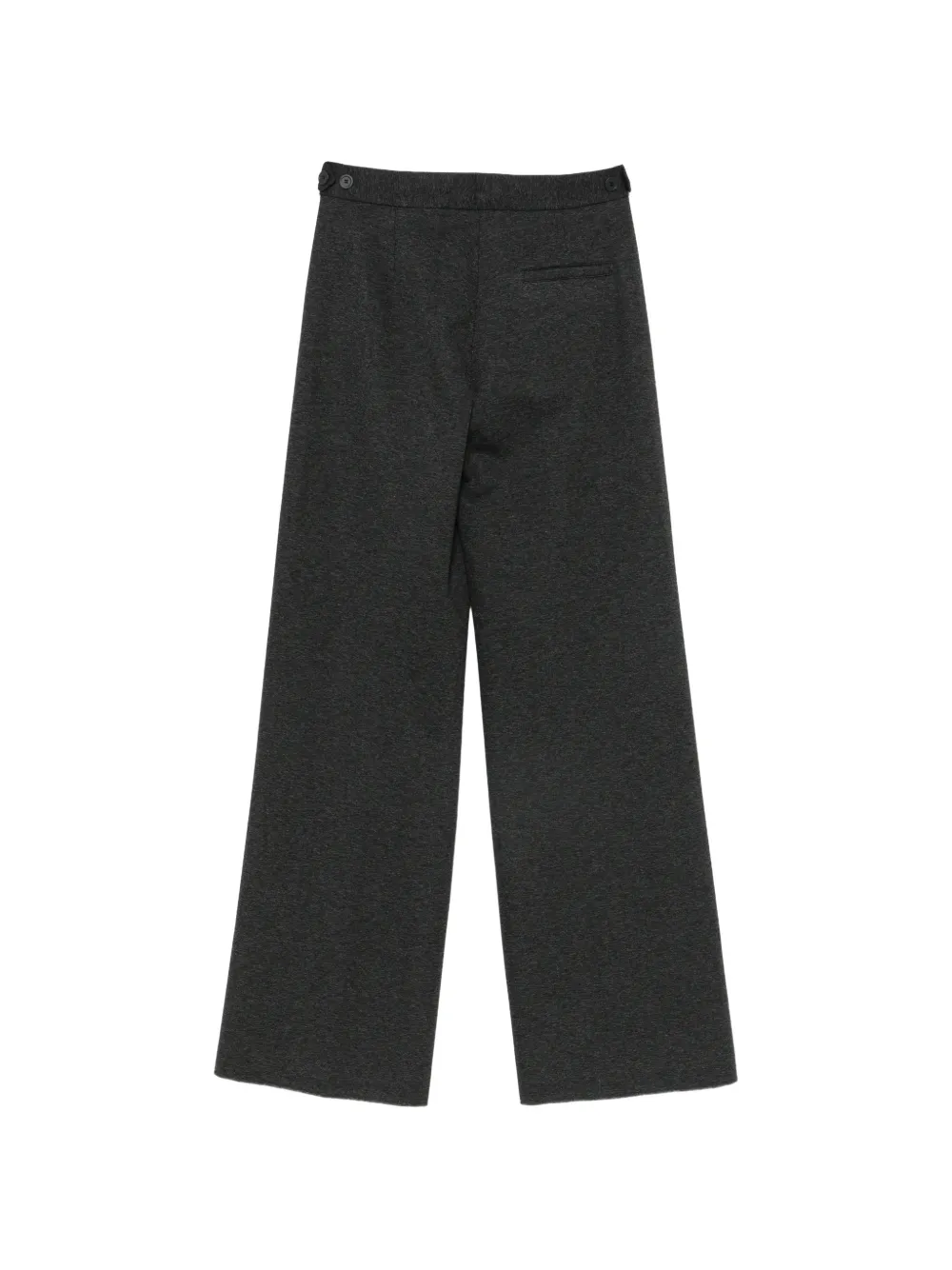 Semicouture Plooibroek met wijde pijpen Grijs