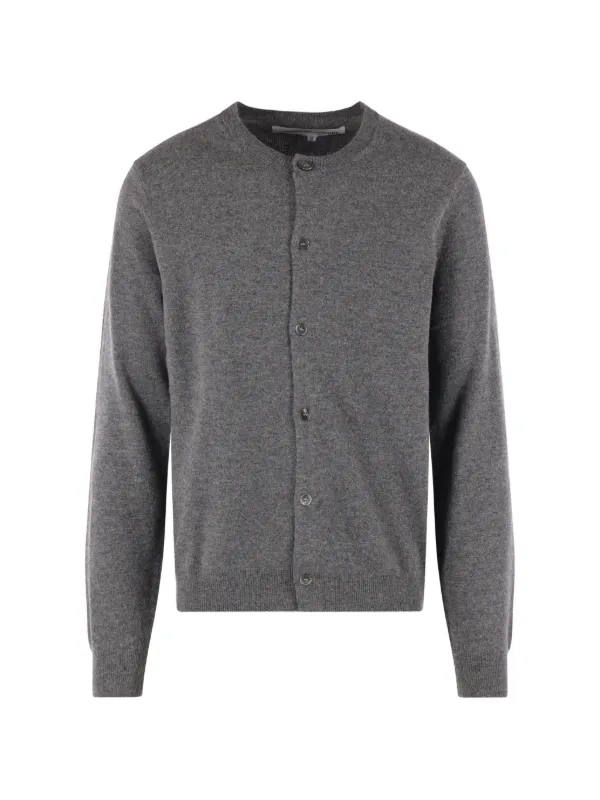 Comme des Garçons Forever Button-up Cardigan in Grey