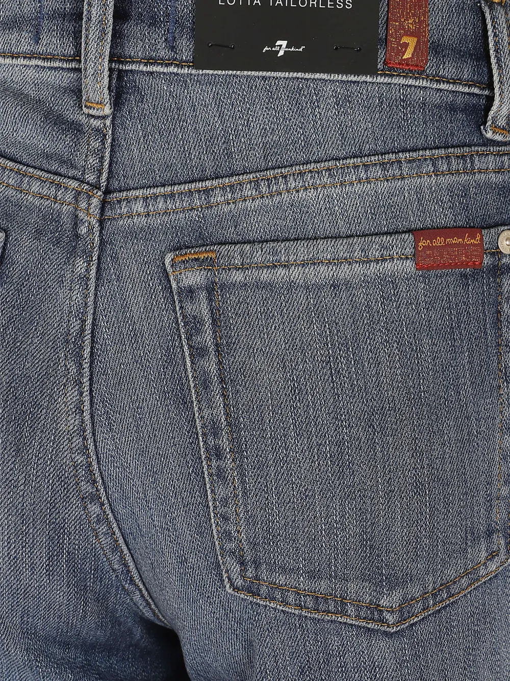 7 For All Mankind Lotta Tailorless jeans Blauw