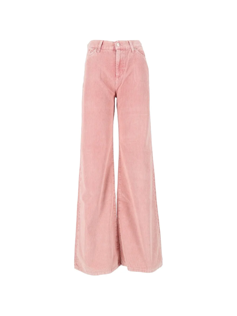 7 For All Mankind Lotta ribfluwelen broek Roze