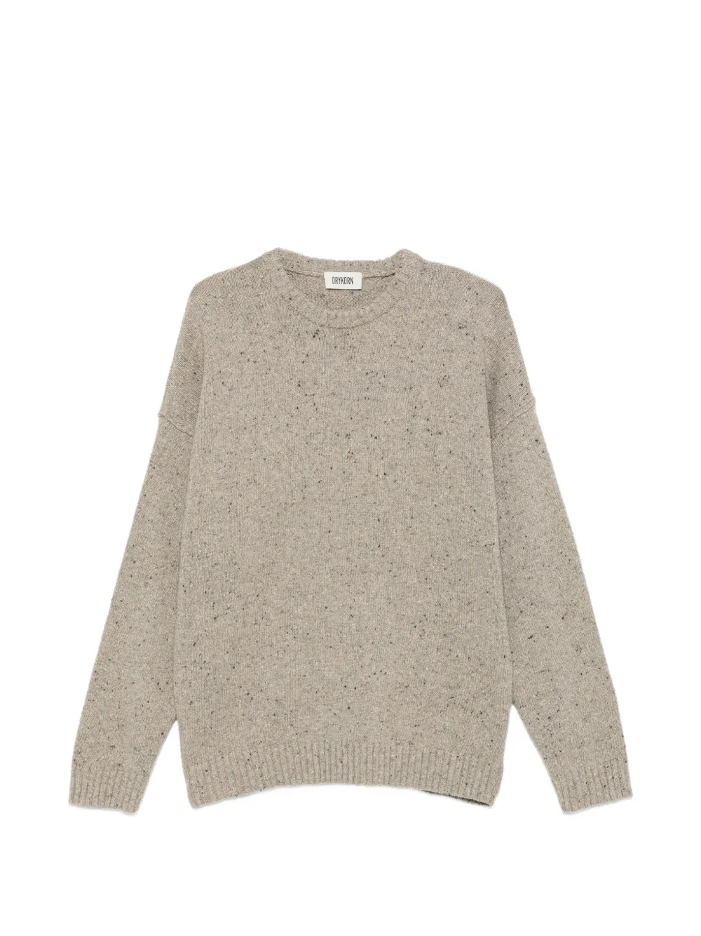 Drykorn flecked drop-shoulder sweater
