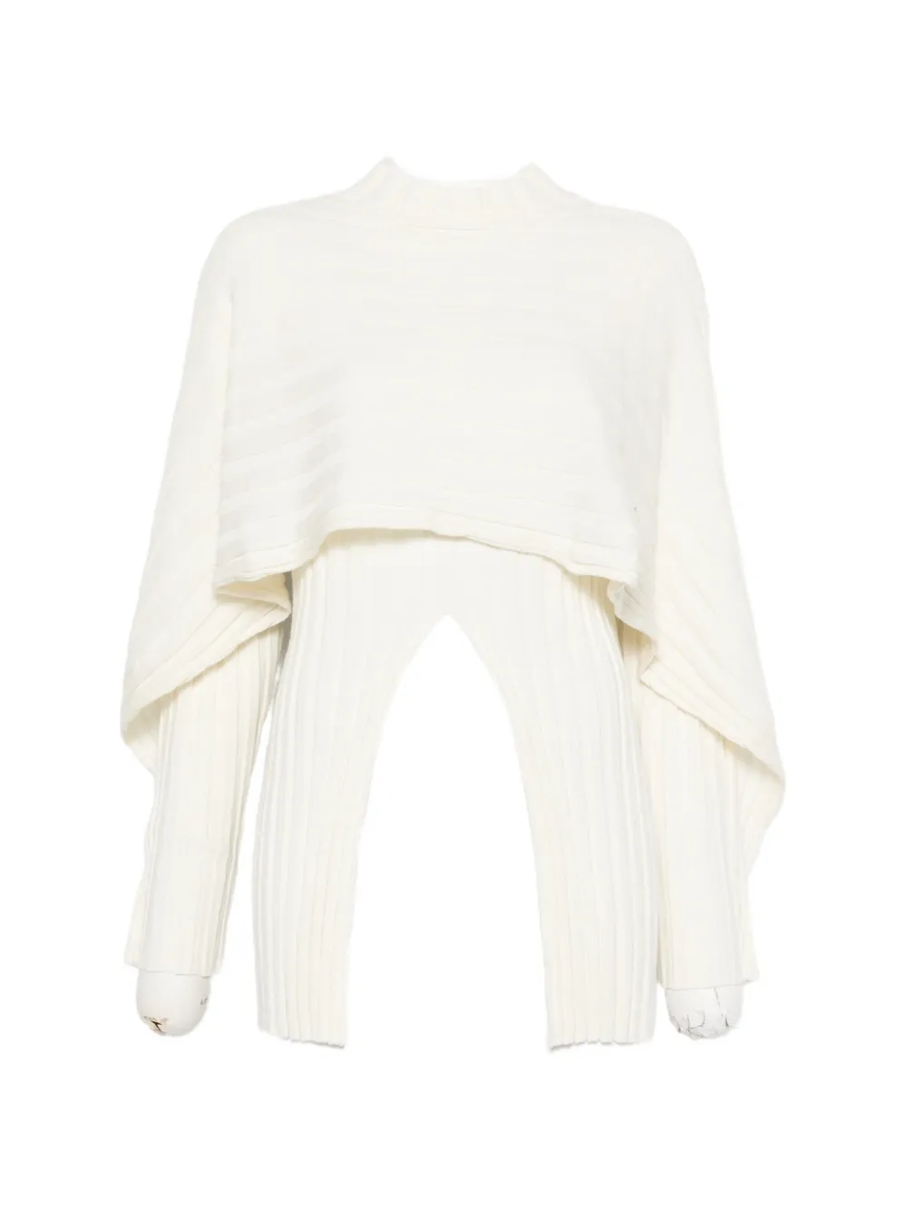 Viktoria Chan Lyra Layered Sweater In Neutral