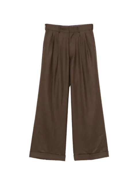 Junya Watanabe MAN pleated wool trousers