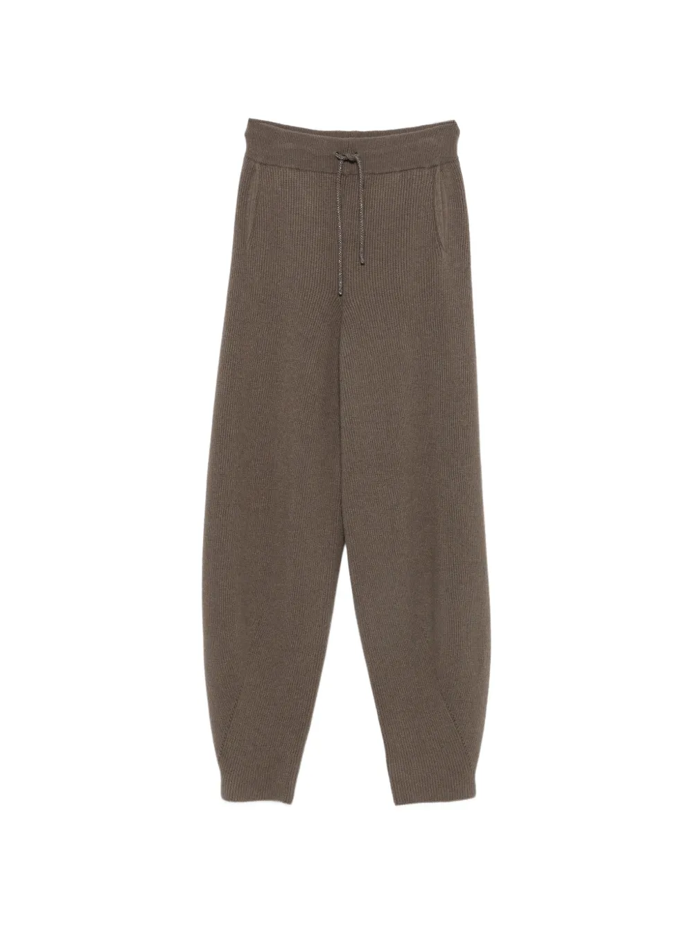 PANICALE ribbed-knit drawstring track pants