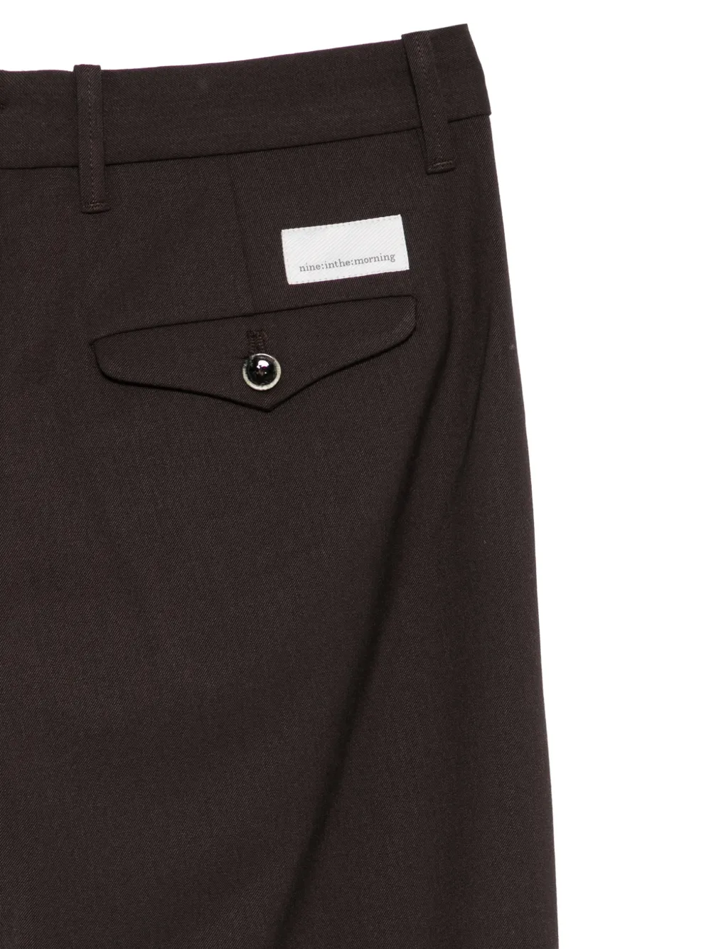 Nine In The Morning Seraphine slim-fit broek Zwart
