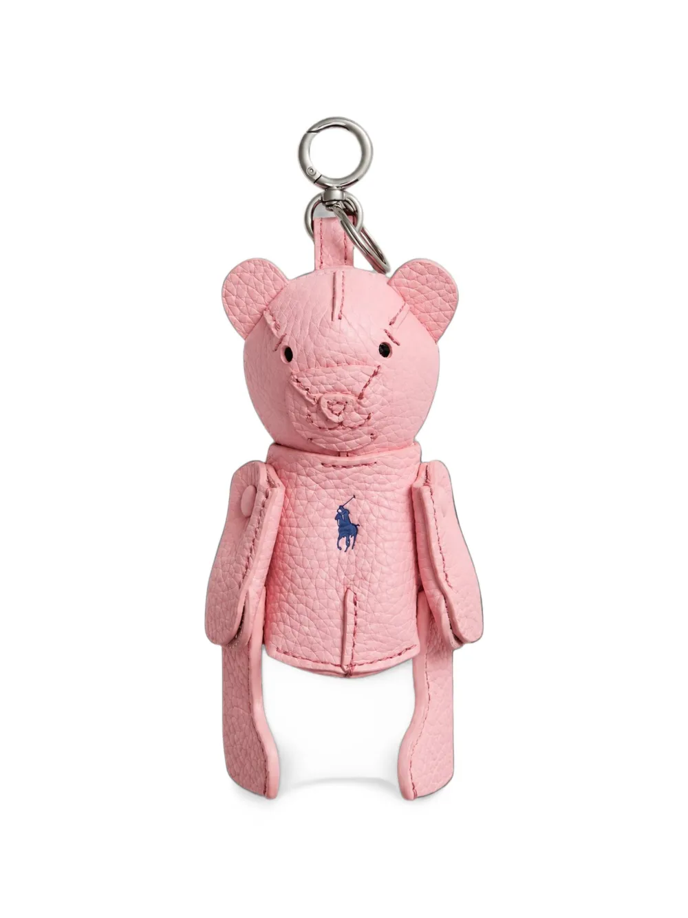Polo Ralph Lauren Polo Bear leather bag charm Roze