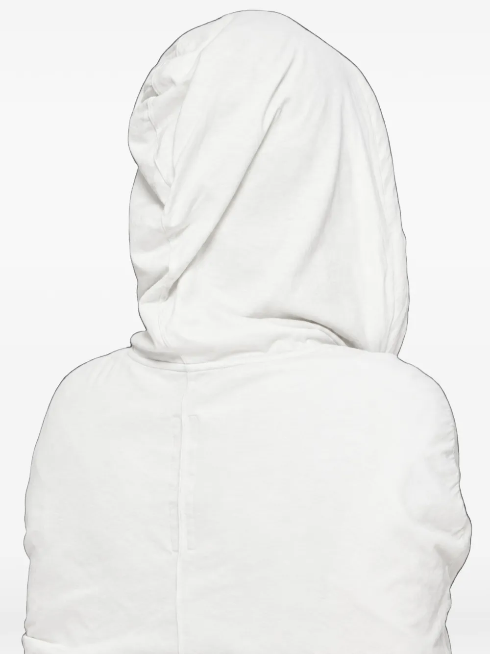 Rick Owens Hoodie met trekkoorddetail Wit