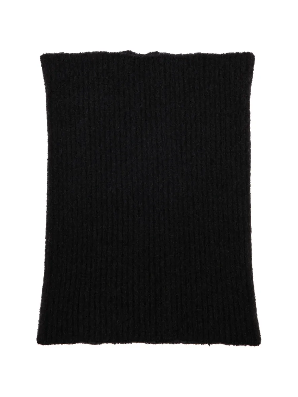 Rick Owens Tower Tube ribbed-knit scarf Zwart