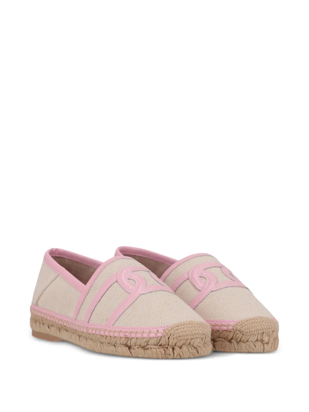 Tod's logo-patch espadrilles Beige