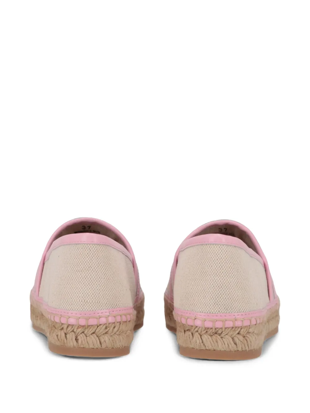 Tod's logo-patch espadrilles Beige