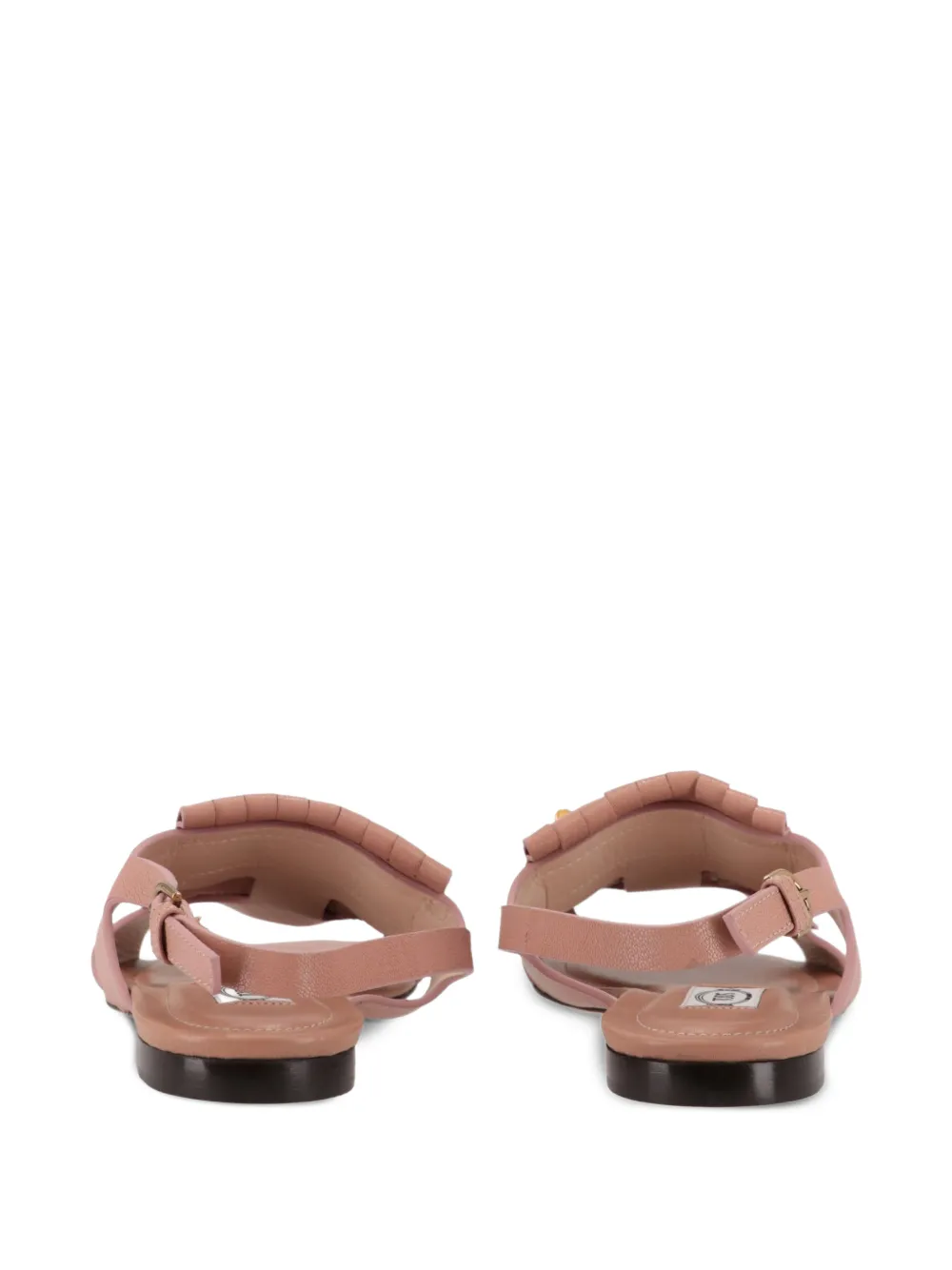 Tod's T Timeless fringed-details sandals Roze