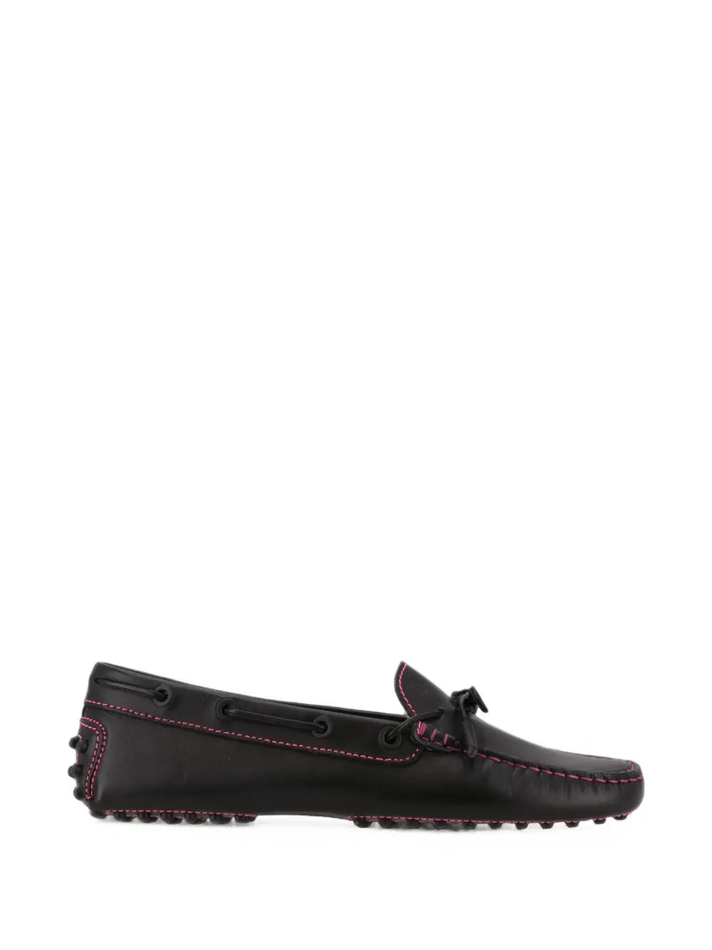 Tod's Gommino loafers met contrasterend stiksel Zwart